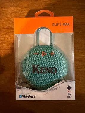 JBL Clip 3 Max Teal Wireless Portable Speaker